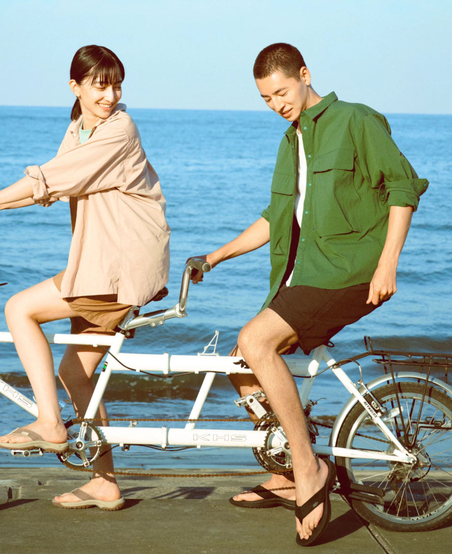 Men's Kona Leather Flip-Flop | Martini Olive/Forest Night - Image 9