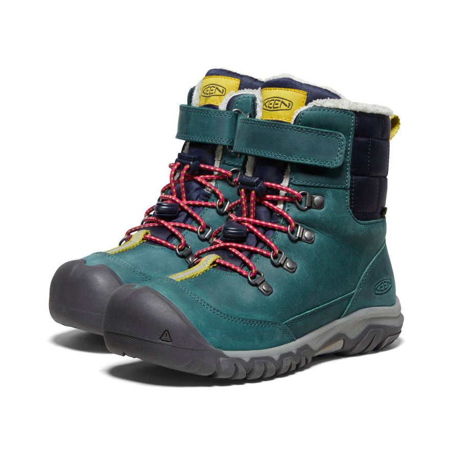 Big Kids' Kanibou Waterproof Winter Boot | Deep Lagoon/Jazzy - Image 2