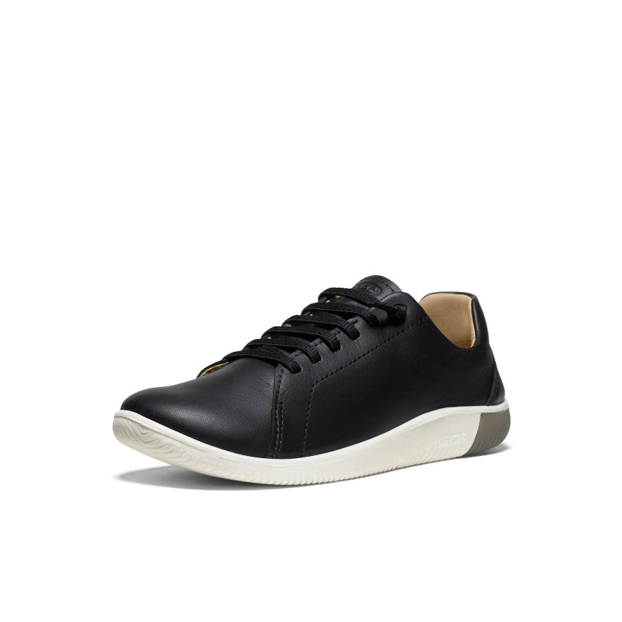 Women's KNX Leather Sneaker | Black/Star White - Image 3