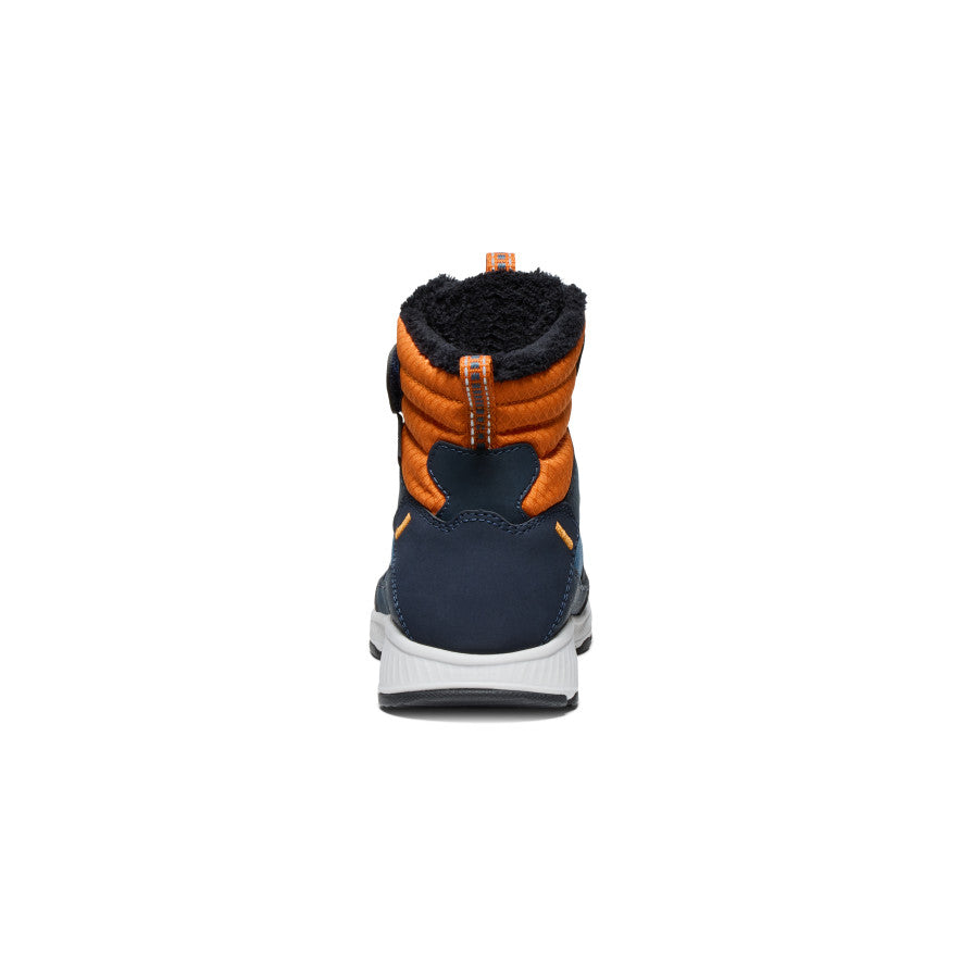 Little Kids' Skua Waterproof Winter Boot | Sky Captain/Gold Flame - Image 5
