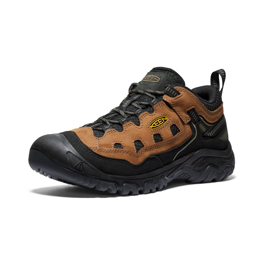 Men's Targhee IV Vented Hiking Shoe | Bison/Golden Yellow - Image 3