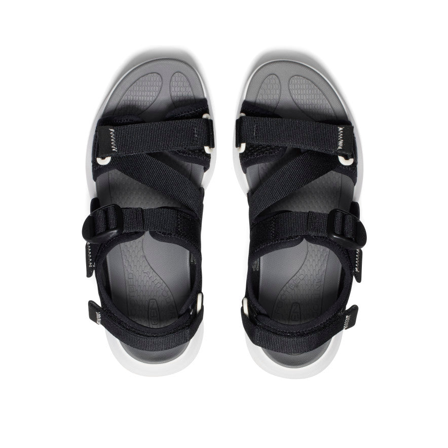 Women's Elle Sport Backstrap Sandal | Black/Steel Grey - Image 4