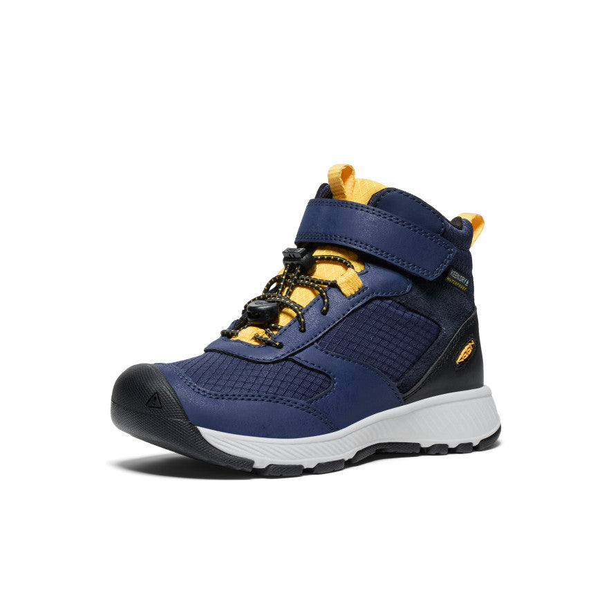 Little Kids' Skua Waterproof Boot | Naval Academy/Yolk Yellow - Image 3