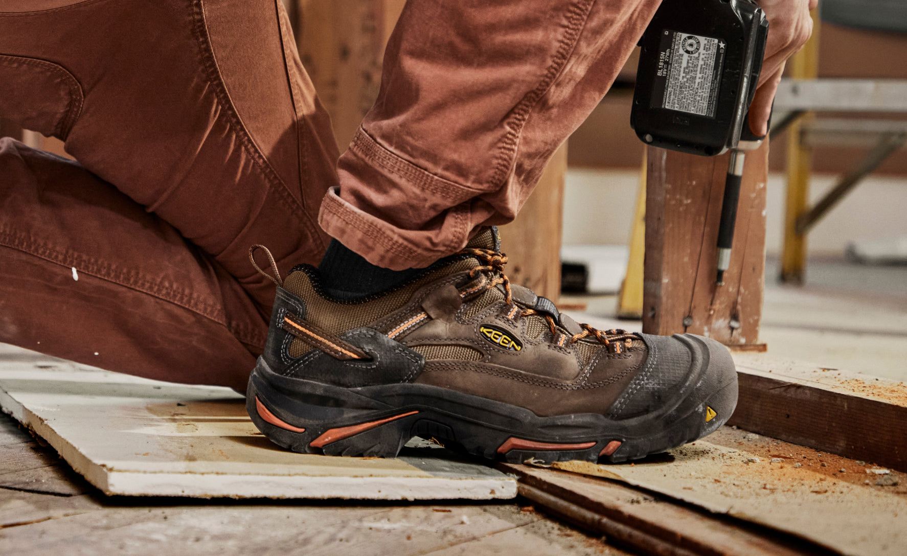 Men's Braddock Low (Soft Toe) | Cascade/Orange Ochre - Image 5