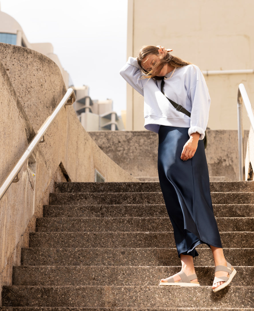 Women's Elle Backstrap Sandal | Cornstalk/Black - Image 9