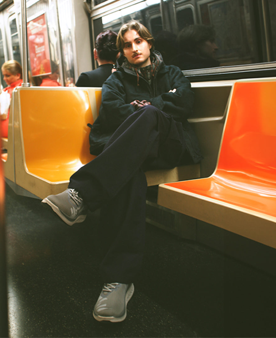 Men's WK400 Walking Shoe x Engineered Garments | Alloy/Steel Grey - Image 8