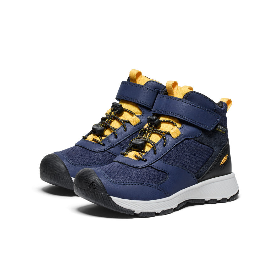 Little Kids' Skua Waterproof Boot | Naval Academy/Yolk Yellow - Image 2