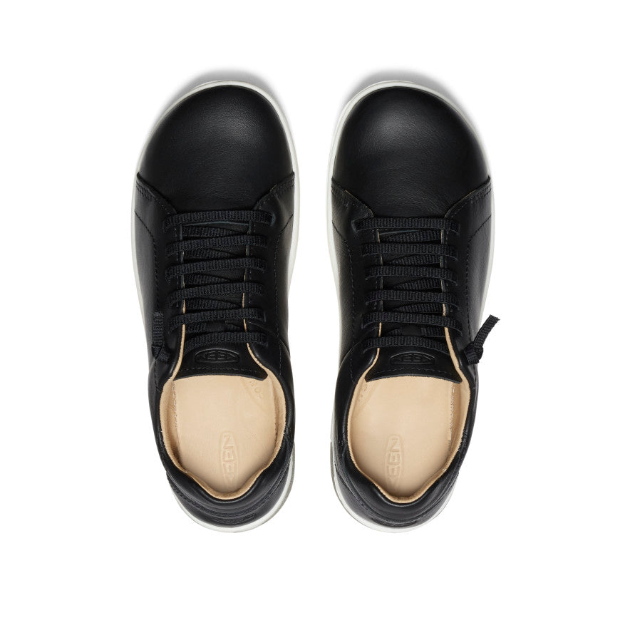 Women's KNX Leather Sneaker | Black/Star White - Image 4