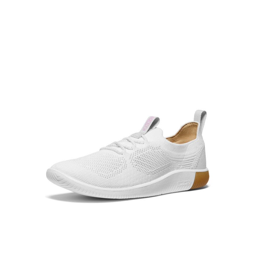Women's KNX Knit Sneaker | Star White/Moonlite Mauve - Image 3
