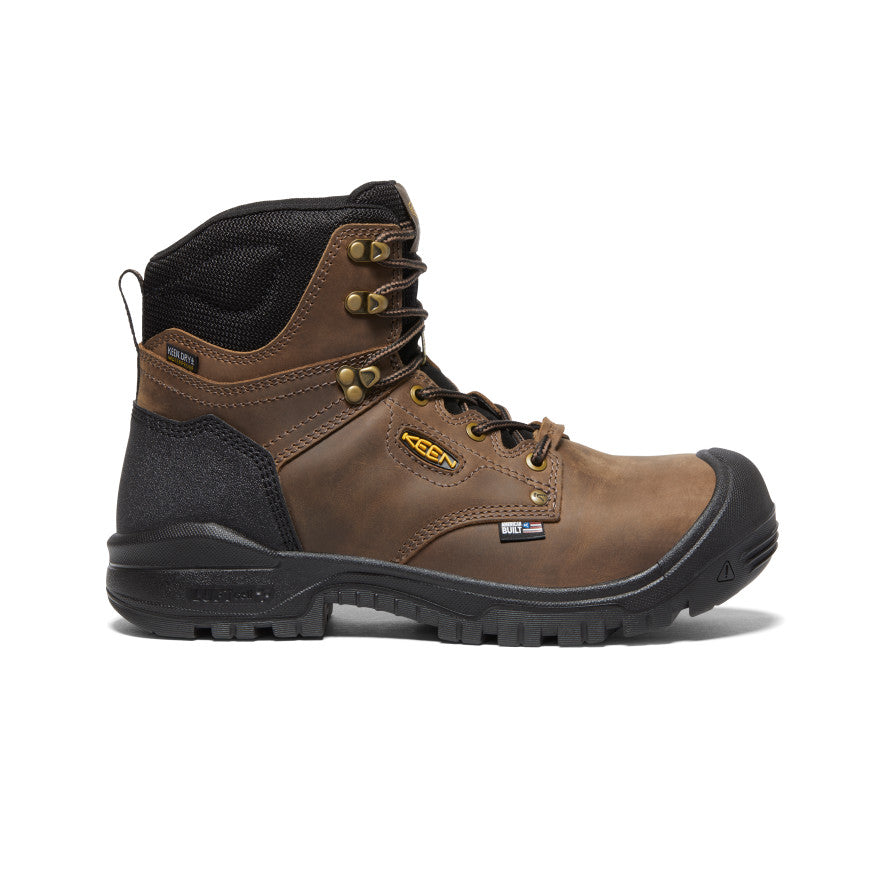 Men's Independence 6 Waterproof Boot (Carbon Toe) | Dark Earth/Black