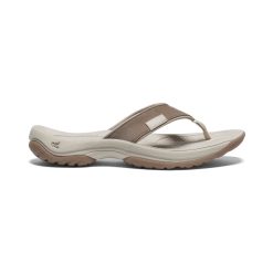 Women's Kona Leather Flip-Flop | Brindle/Silver Birch